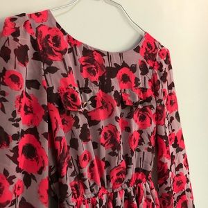 Long sleeve Floral Dress